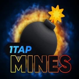 1Tap Mines game by Turbo Games – logo hosted on Rainbet Casino