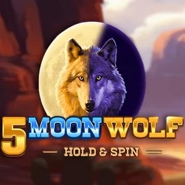 5 Moon Wolf online game logo by Apparat Gaming on rain-bet.info