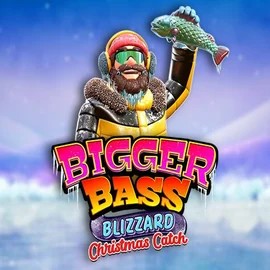 Official Slots logo: Bigger Bass Blizzard Christmas Catch by Pragmatic Play at Rainbet Casino