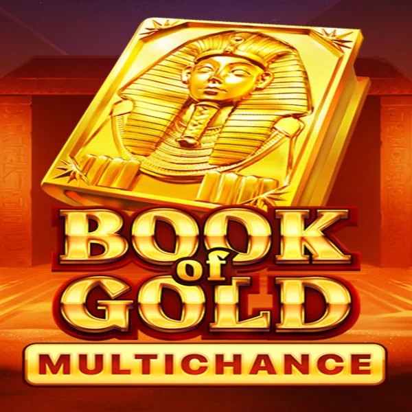 Book of Gold Multichance slot logo by Playson at Rainbet Casino