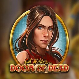 Cat Wilde and the Doom of Dead casino game by Play'n GO – featured logo at Rainbet Casino