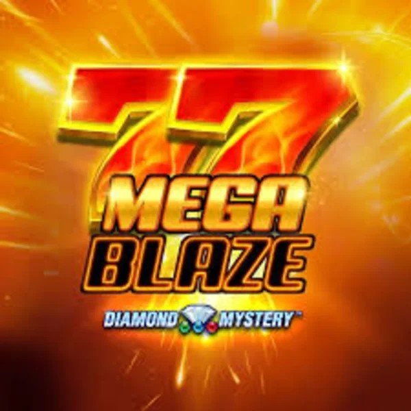 Diamond Mystery Mega Blaze logo by Greentube at Rainbet Casino