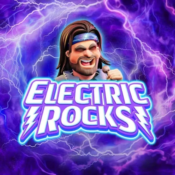 Electric Rocks online game logo by Inspired Gaming on rain-bet.info
