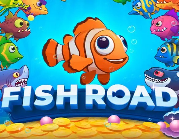 Fish Road online game logo by InOut on rain-bet.info