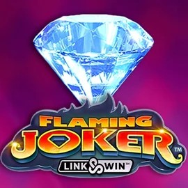 Flaming Joker Link and Win slot logo by Barstruck at Rainbet Casino