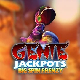 Genie Jackpots: Big Spin Frenzy by Blueprint Gaming, showcased at rain-bet.info – game logo