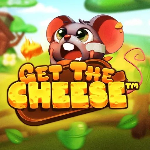 Get The Cheese slot logo by Hacksaw Gaming at Rainbet Casino