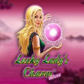 Lucky Ladys Charm Deluxe slot logo by Greentube at Rainbet Casino