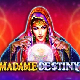 Madame Destiny slot logo by Pragmatic Play at Rainbet Casino