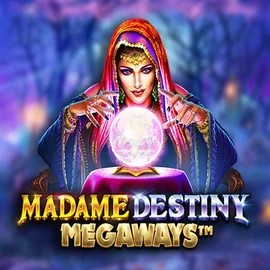 Madame Destiny Megaways casino game by Pragmatic Play – featured logo at Rainbet Casino
