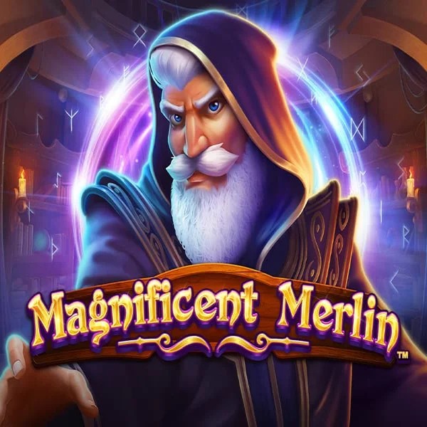 Magnificent Merlin logo by Greentube at Rainbet Casino