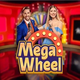 Mega Wheel slot logo by Pragmatic Play at Rainbet Casino