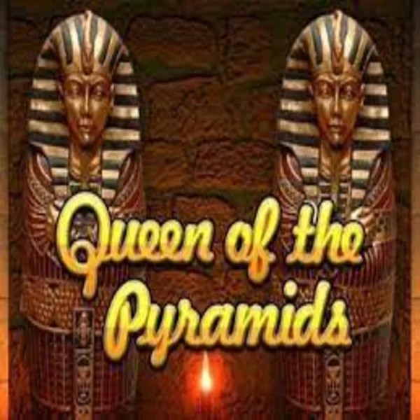 Queen of the Pyramids online game logo by Playtech on rain-bet.info