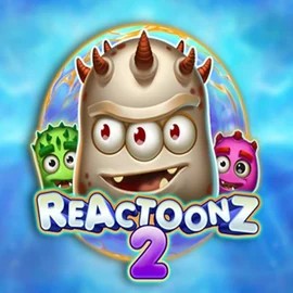 Reactoonz 2 online game logo by  on rain-bet.info