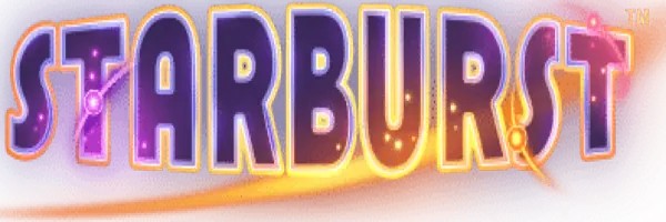 Slots logo of Starburst from NetEnt at Rainbet Casino
