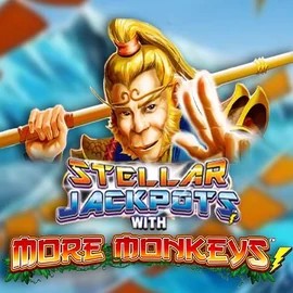 Stellar Jackpots with More Monkeys slot icon by Lightning Box Game, available at Rainbet Casino