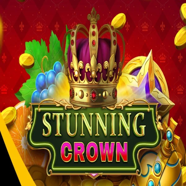 Stunning Crown slot logo by BF Games at Rainbet Casino