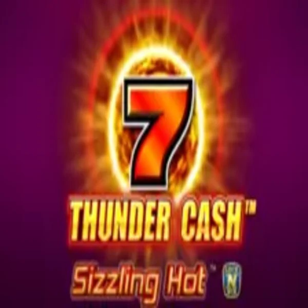 Thunder Cash Sizzling Hot slot logo by Novomatic at Rainbet Casino