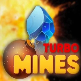 Turbo Mines casino game by Turbo Games – featured logo at Rainbet Casino