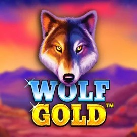 Wolf Gold online game logo by Pragmatic Play on rain-bet.info